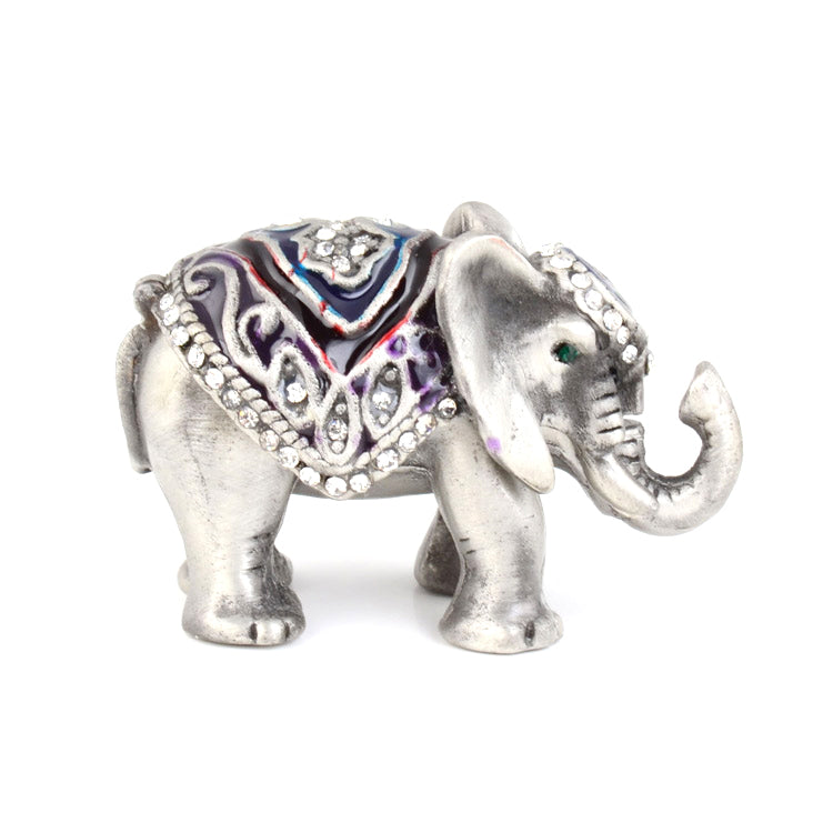 Small Elephant Trinket Box with Pendant