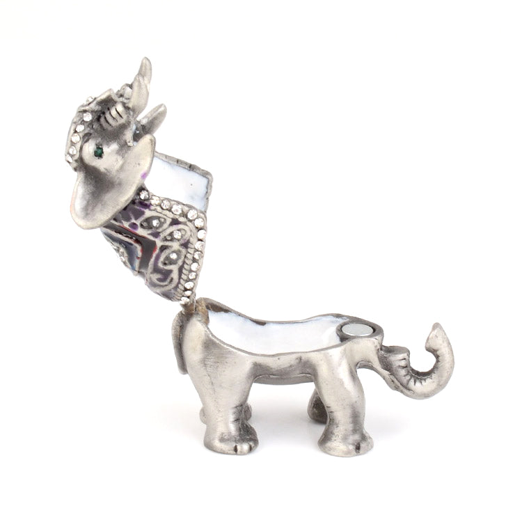 Small Elephant Trinket Box with Pendant