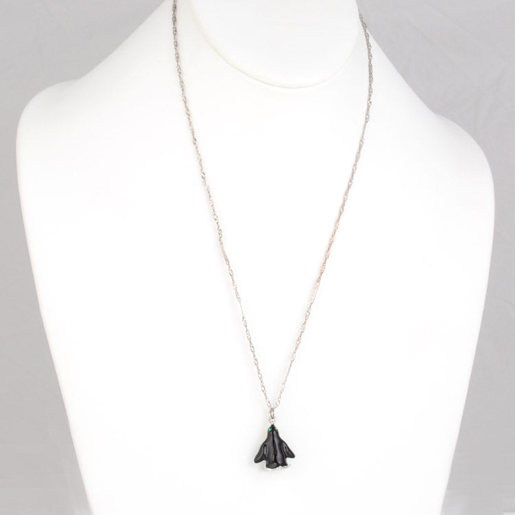 Penguin Trinket Box with Matching Pendant