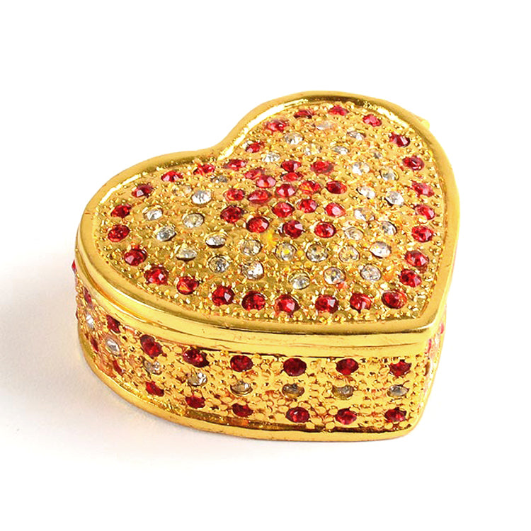 Simple Sparkling Heart Trinket Box