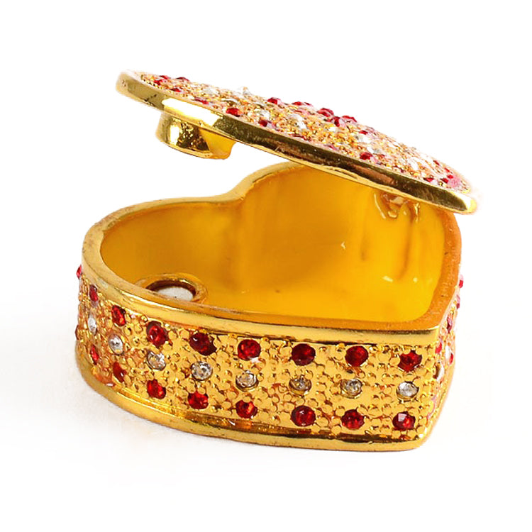 Simple Sparkling Heart Trinket Box