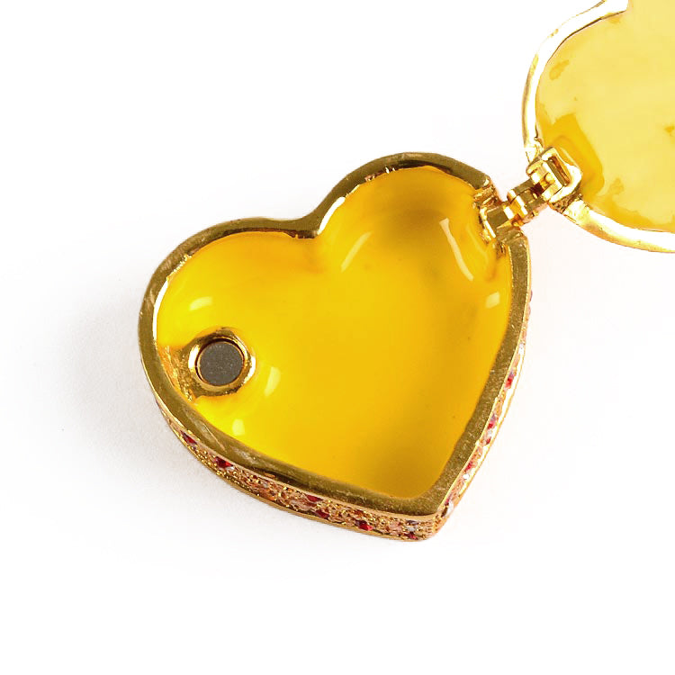 Simple Sparkling Heart Trinket Box