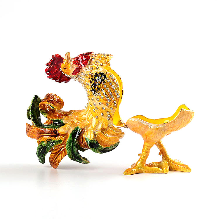 Extravagant Cockerel Keepsake Box