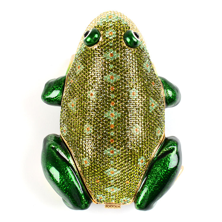 6" Long Giant Frog Trinket Box