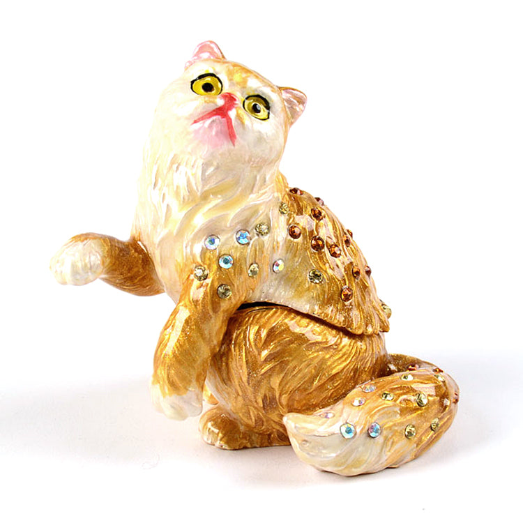 Persian Cat Duo Trinket Boxes