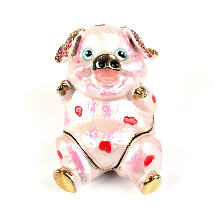 Belly-Up Piggy Funny Keepsake Box