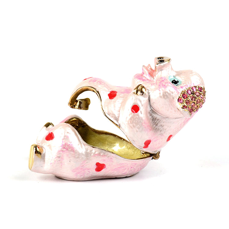 Belly-Up Piggy Funny Keepsake Box