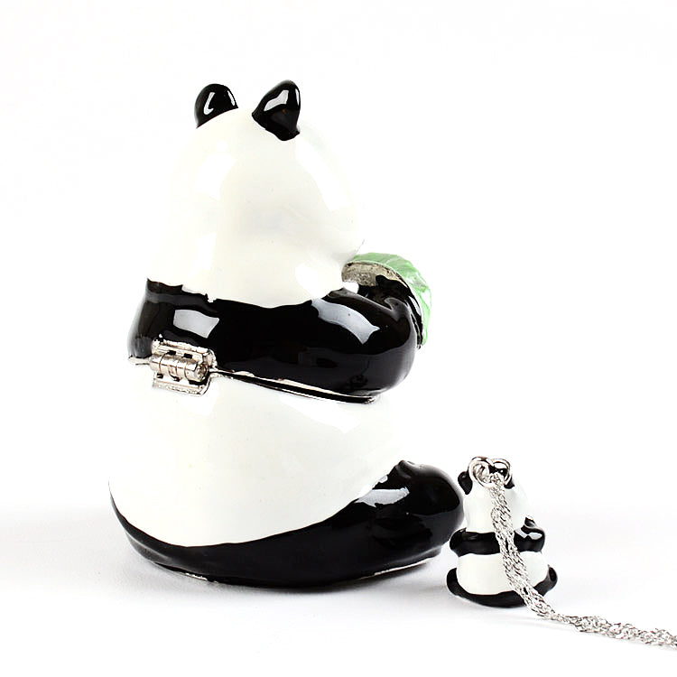 50% OFF Sale - Panda Trinket Box & Necklace Set