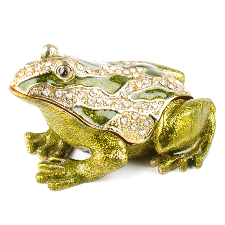 Large and Beautiful Frog Trinket Box