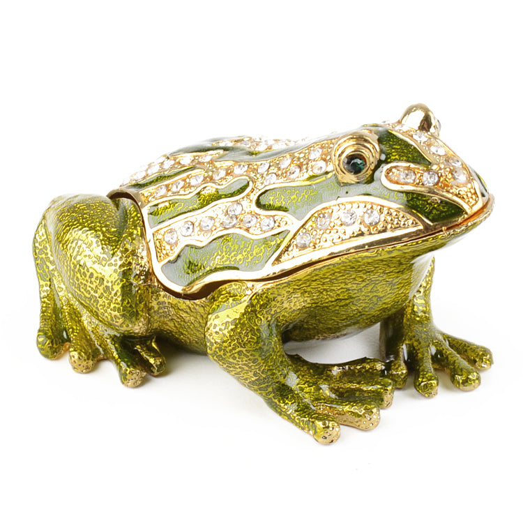 Large and Beautiful Frog Trinket Box