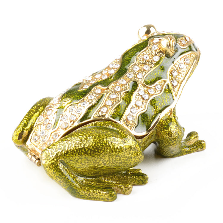 Large and Beautiful Frog Trinket Box