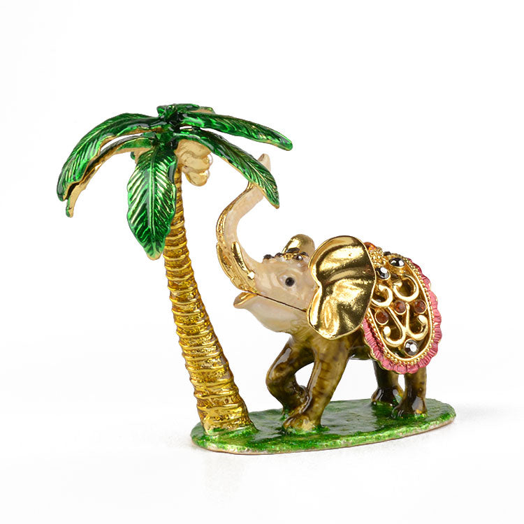 Elephant & Palm Tree Keepsake