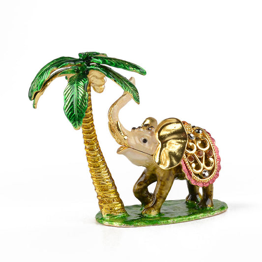 Elephant & Palm Tree Keepsake