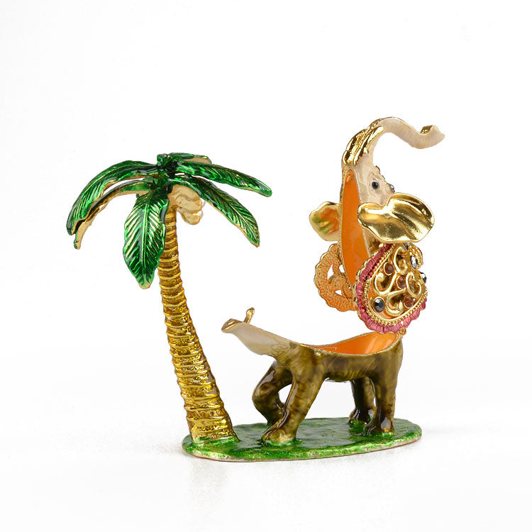 Elephant & Palm Tree Keepsake