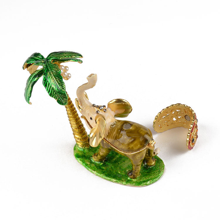 Elephant & Palm Tree Keepsake