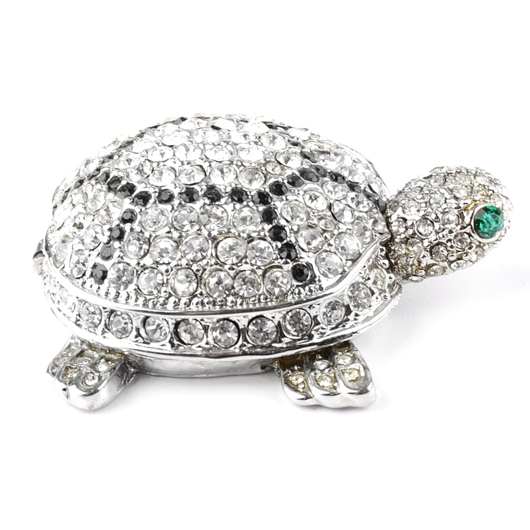 Sparkling Turtle Trinket Box