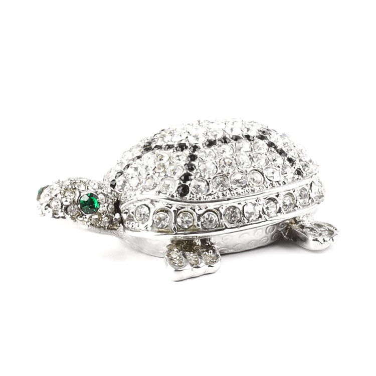 Sparkling Turtle Trinket Box