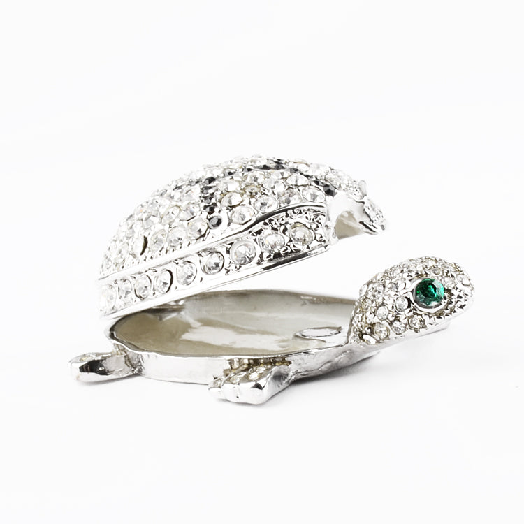 Sparkling Turtle Trinket Box