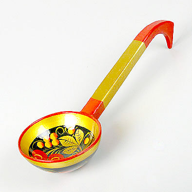 Golden Khokhloma Ladle