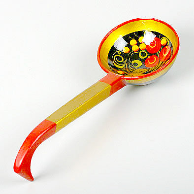 Golden Khokhloma Ladle