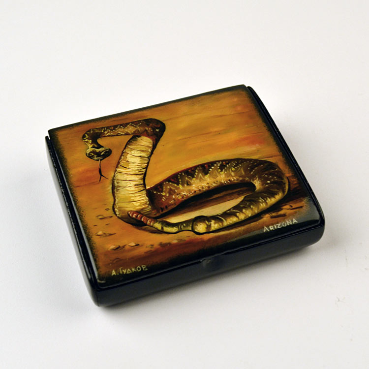 Arizona Rattlesnake Lacquer Box