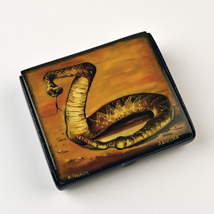 Arizona Rattlesnake Lacquer Box