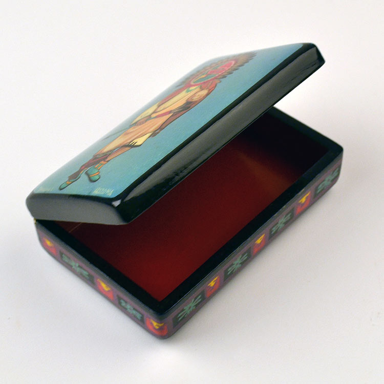 Kachina Chief  Lacquer Box