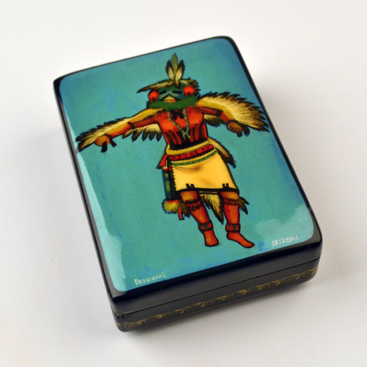 Eagle Kachina Painted Box