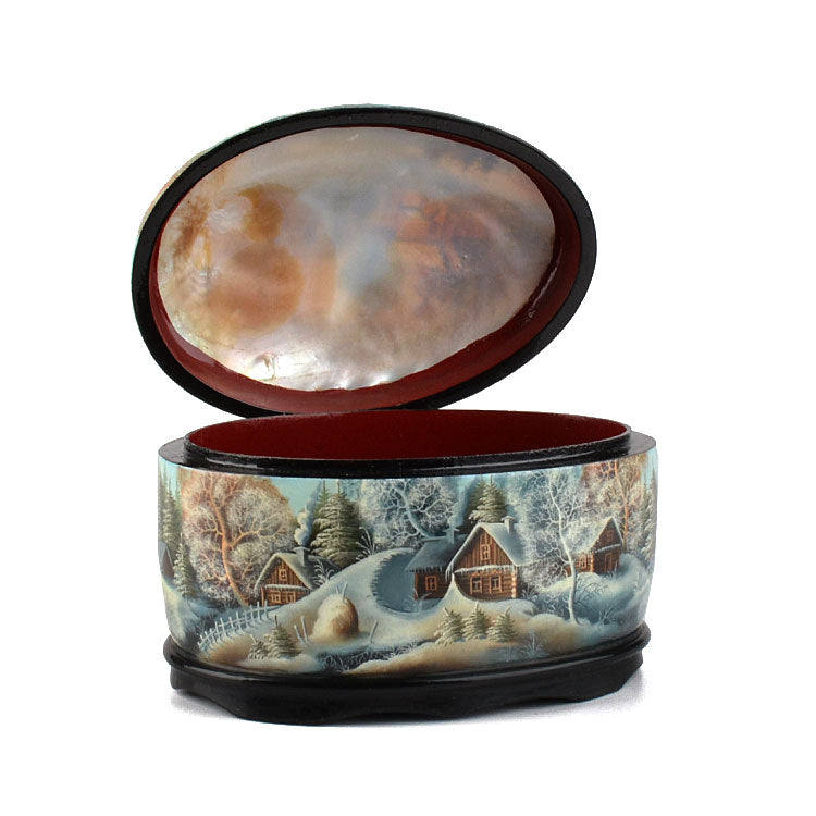 Extraordinary Abalone Shell Lacquer Box
