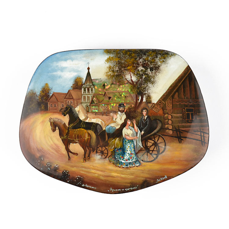 The Gypsies Fedoskino Lacquer Box