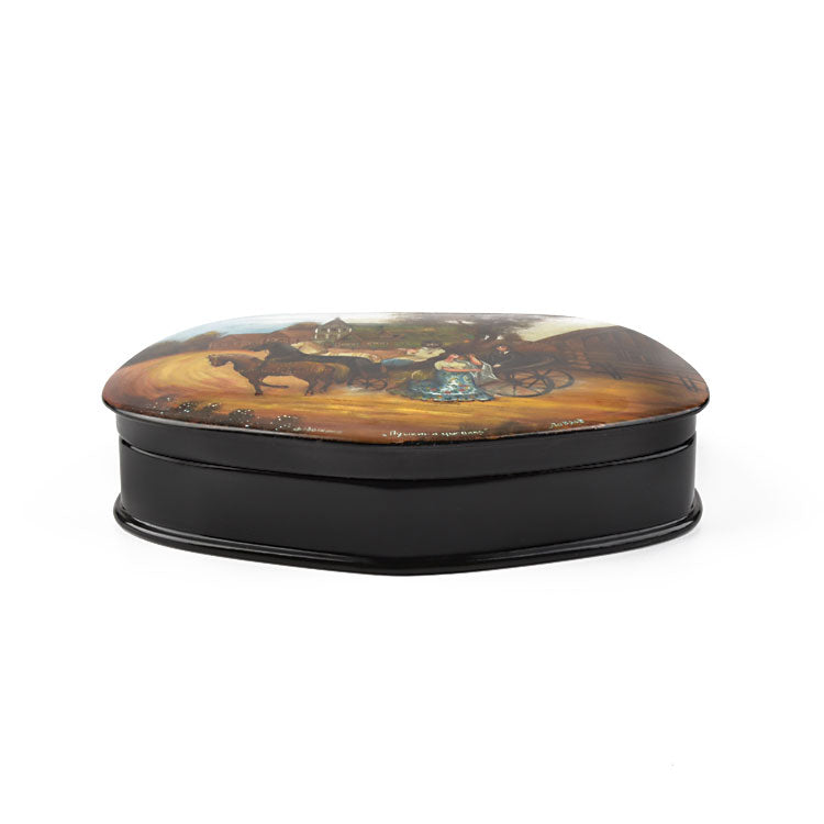 The Gypsies Fedoskino Lacquer Box