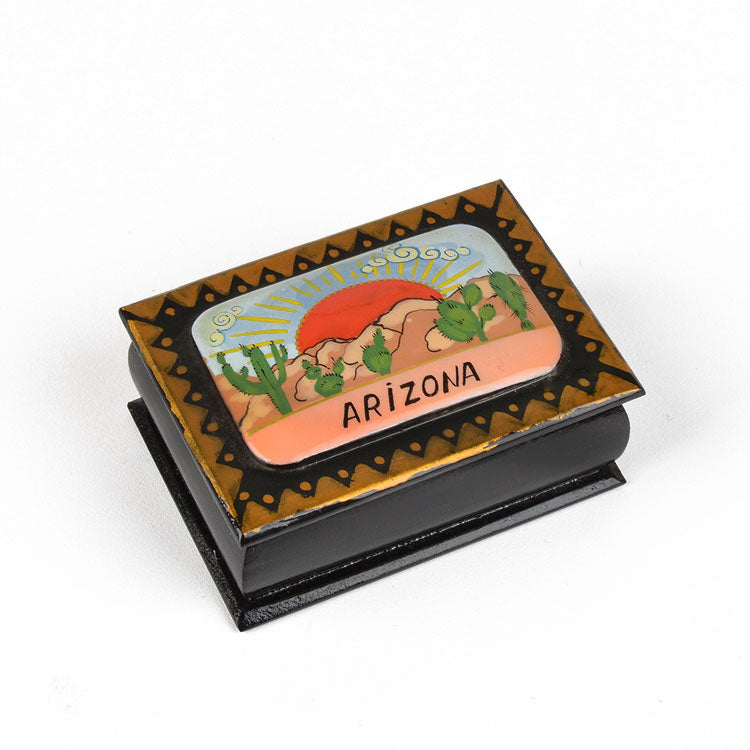 Arizona Landscape Lacquer Box