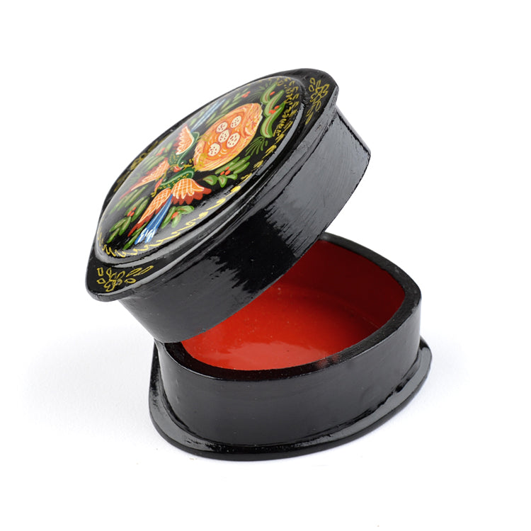 Lovebirds Nest Lacquer Box