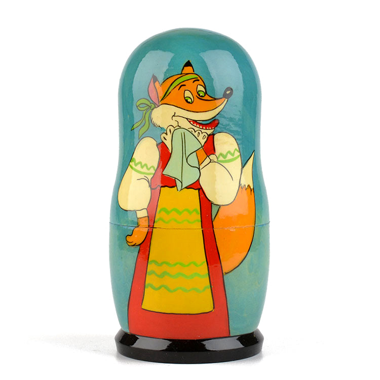 Russian Gingerbread Kolobok Tale Stacking Doll