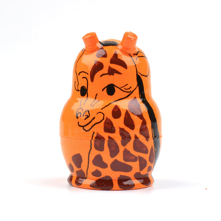 1 1-4" Tiny Giraffe Matryoshka