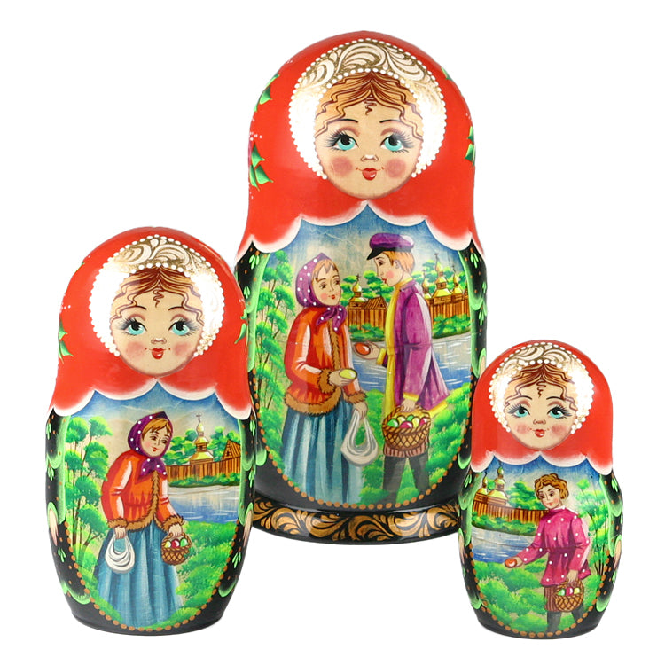 Easter Fun Matryoshka Doll 7 Pcs