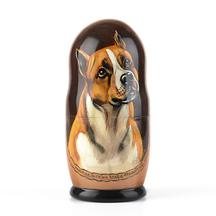 Pit Bull Dog Russian Matryoshka
