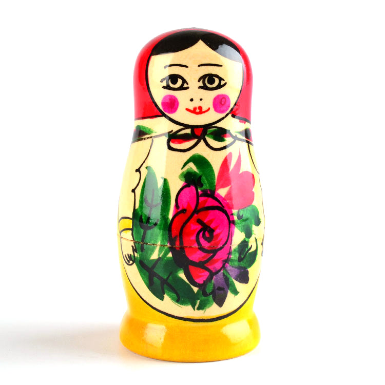 Red Roses 4 Pcs. Babushka