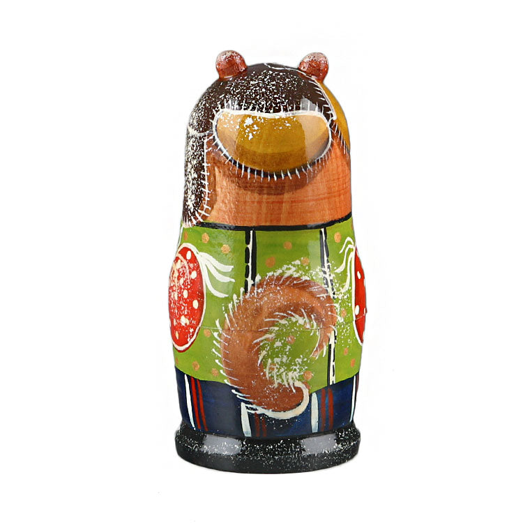 Dog Family Play Accordion Matryoshka