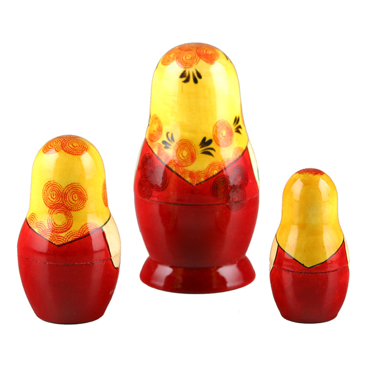 Floral Girl Nesting Matyroshka Doll