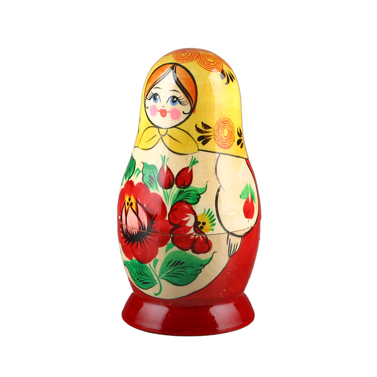 Floral Girl Nesting Matyroshka Doll