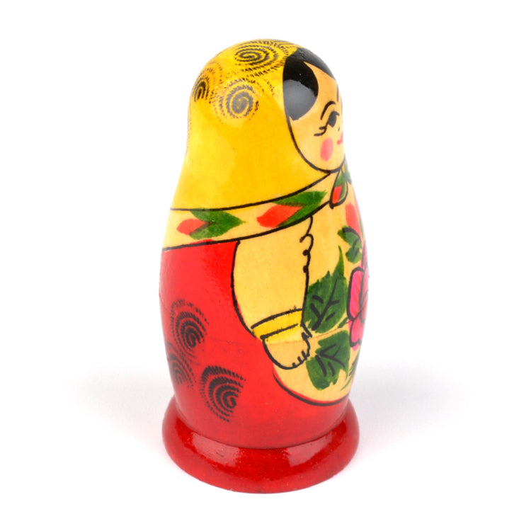 Little Red Roses Matryoshka Doll 4 pcs. Set
