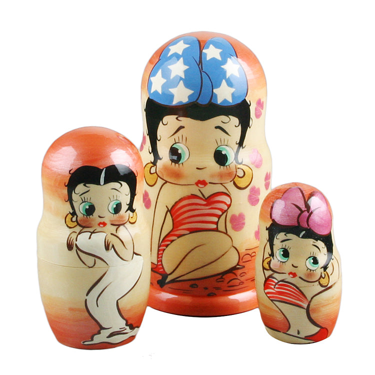 Fun Betty Boop Nested Doll