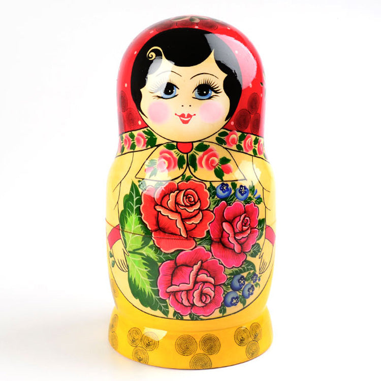 20 pc. Traditional Red Roses Matryoshka