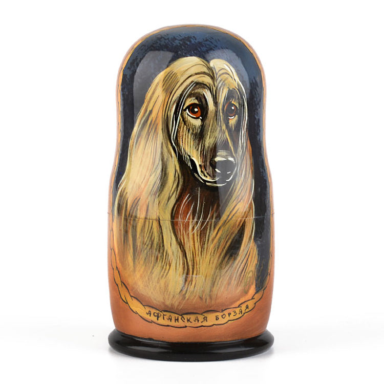 Afghan Hound Matrytoshka