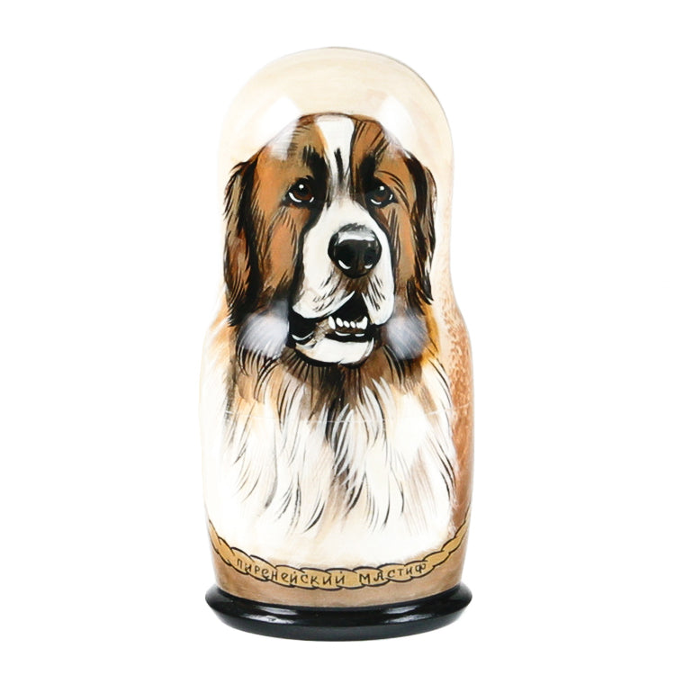 Pyrenean Mastiff Stacking Doll