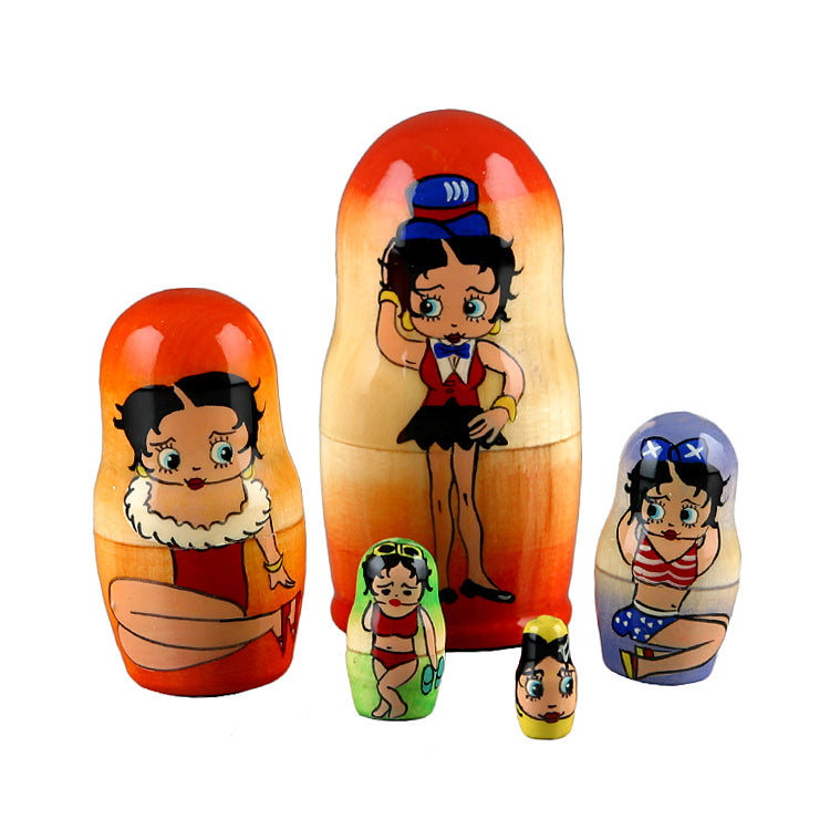 Betty Boop 3 1-2" Tall Matryoshka