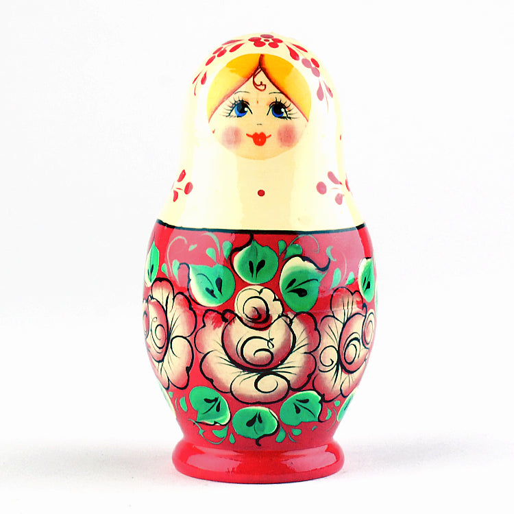 Pretty Floral Nested Doll