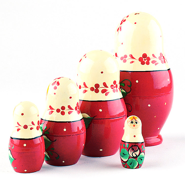 Pretty Floral Nested Doll