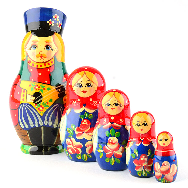 Russian Balalaika Musician Matryoshka